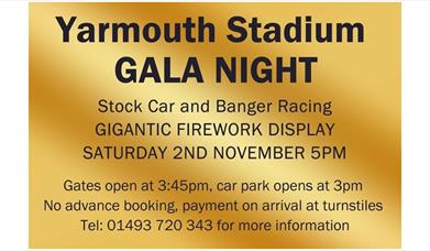 Gala Night Yarmouth Stadium