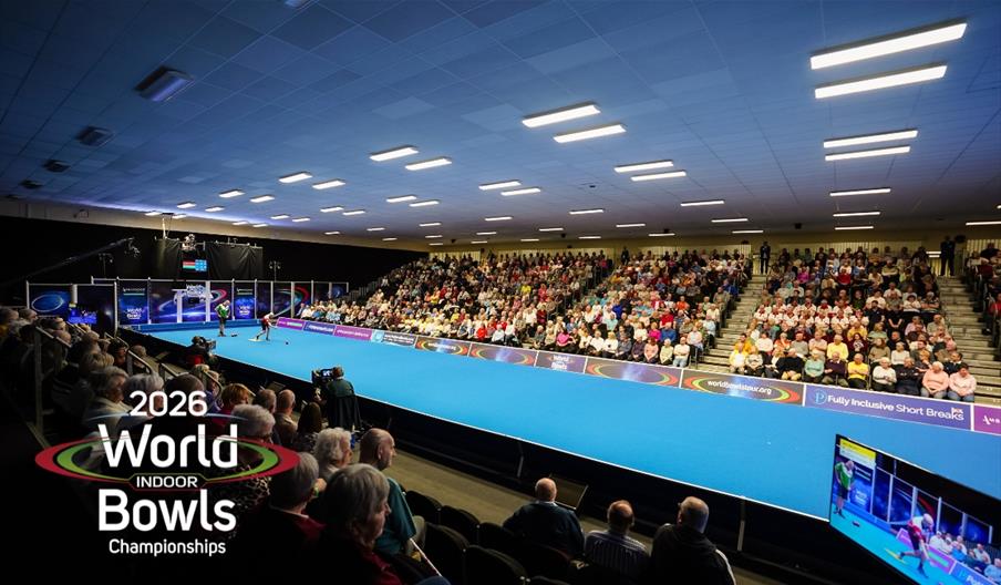 The World Indoor Bowls Championships in The International Arena at Potters Resorts Hopton-on-Sea