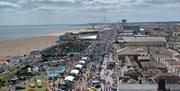 Car Festival aerial shot